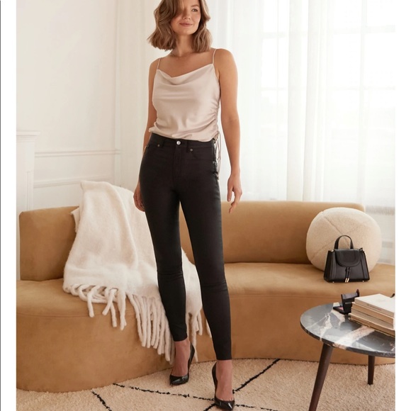 YOGA Jeans Denim - NWT CLASSIC RISE / RACHEL SKINNY / COATED BLACK DENIM